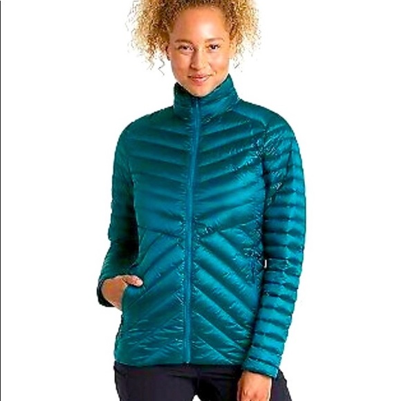 aqua puffer jacket